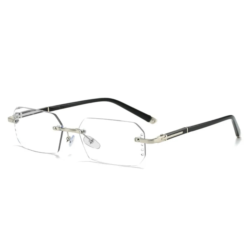 Spectacle Lens Power +100 To +400 Frameless Presbyopia Glasses Vision Care Vintage Farsightedness Reading Glasses