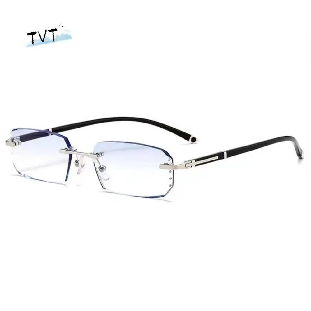 Spectacle Lens Power +100 To +400 Frameless Presbyopia Glasses Vision Care Vintage Farsightedness Reading Glasses