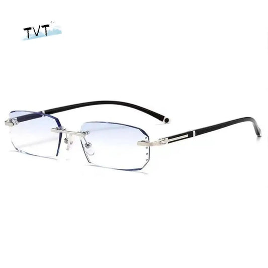 Spectacle Lens Power +100 To +400 Frameless Presbyopia Glasses Vision Care Vintage Farsightedness Reading Glasses