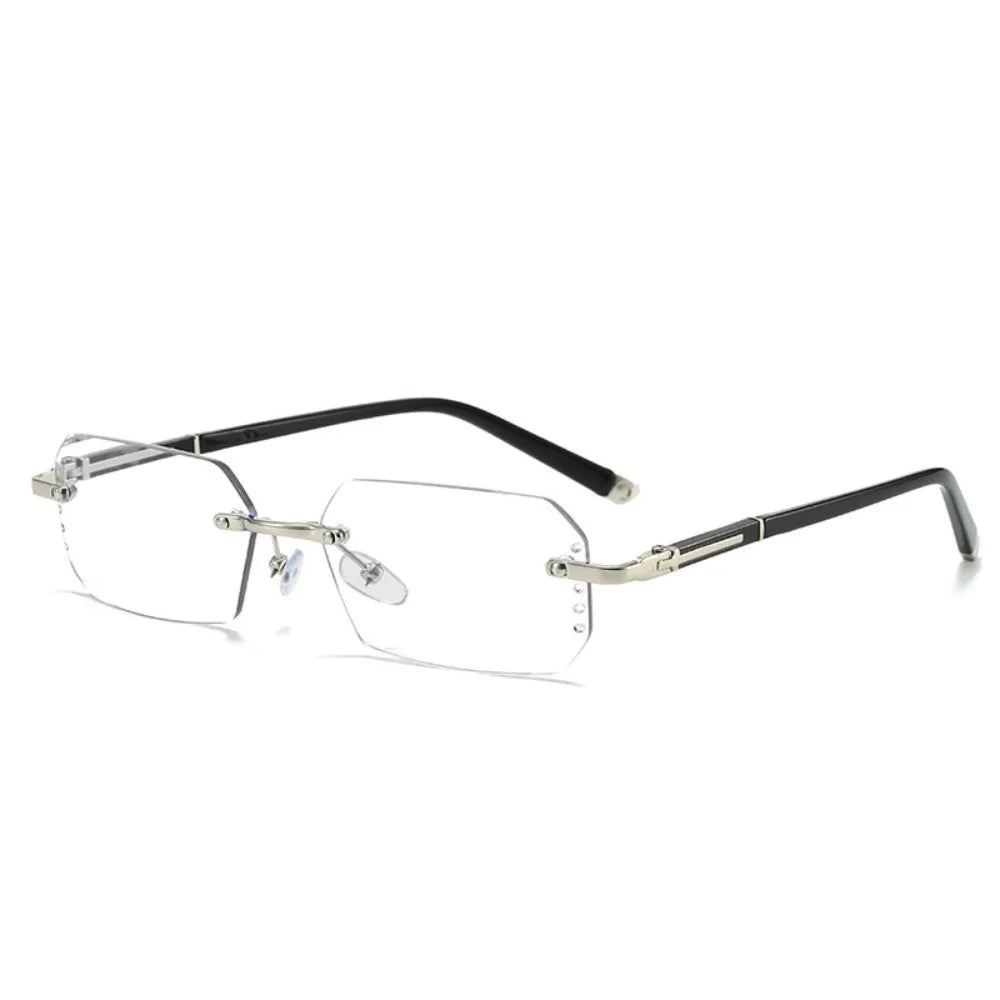 Spectacle Lens Power +100 To +400 Frameless Presbyopia Glasses Vision Care Vintage Farsightedness Reading Glasses