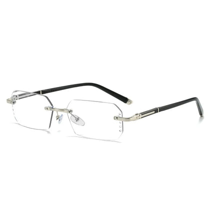 Spectacle Lens Power +100 To +400 Frameless Presbyopia Glasses Vision Care Vintage Farsightedness Reading Glasses