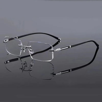 Spectacle Lens Power +100 To +400 Frameless Presbyopia Glasses Vision Care Vintage Farsightedness Reading Glasses